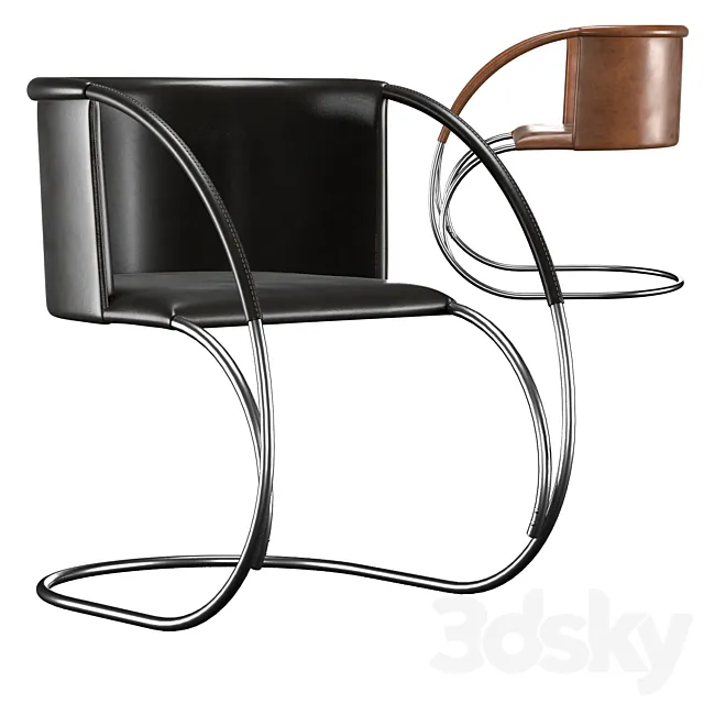 ML 33 Leather Chair 3DModel