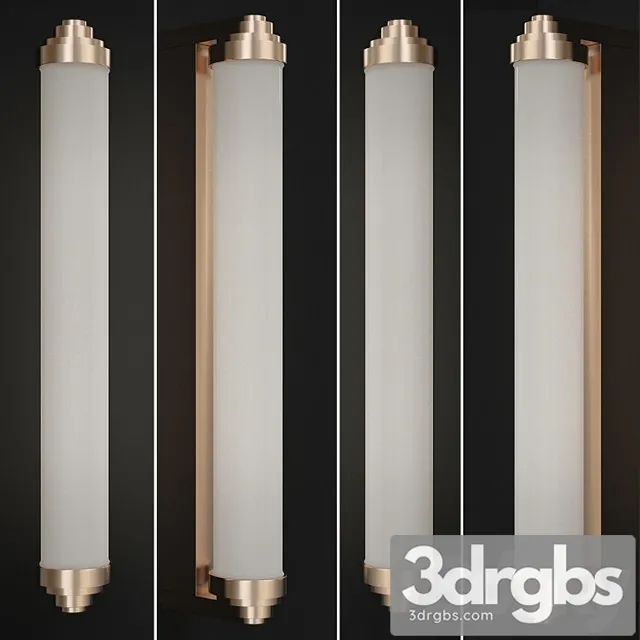 Mle - bathroom wall lamp 3D Model Free