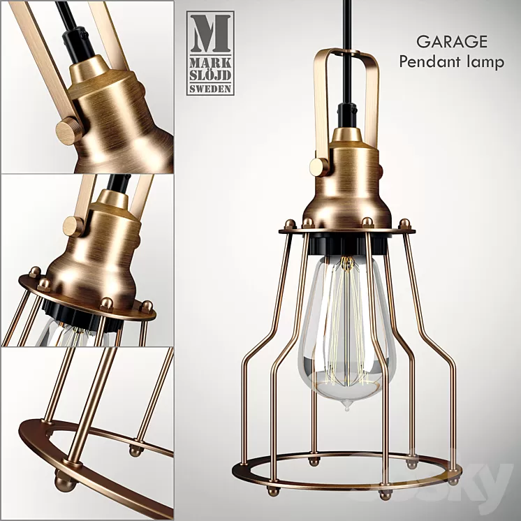 MLG GARAGE Pendant Lamp 3D Model