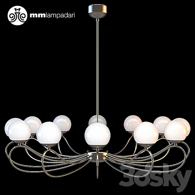 MM Lampadari Papillon 7207 12 3DModel