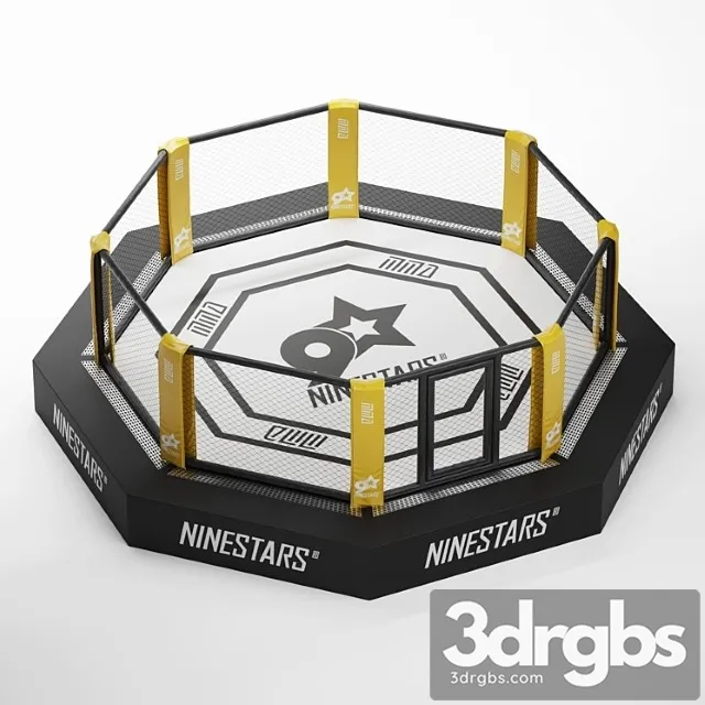 Mma Arena Octagon 3D Model Free