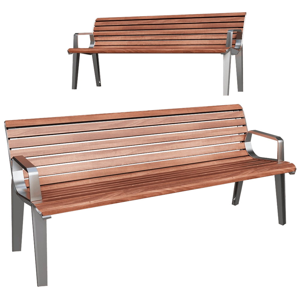 mmcité - Bench Emau 3D Model