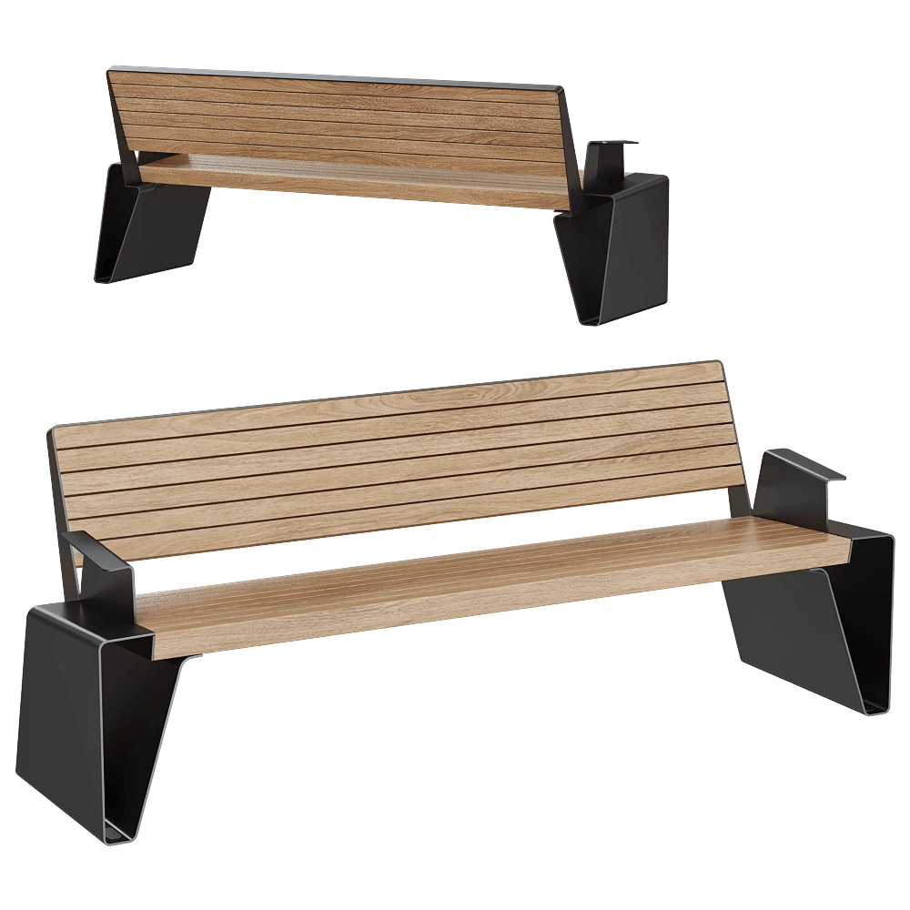 mmcité - Bench Radium 3D Model