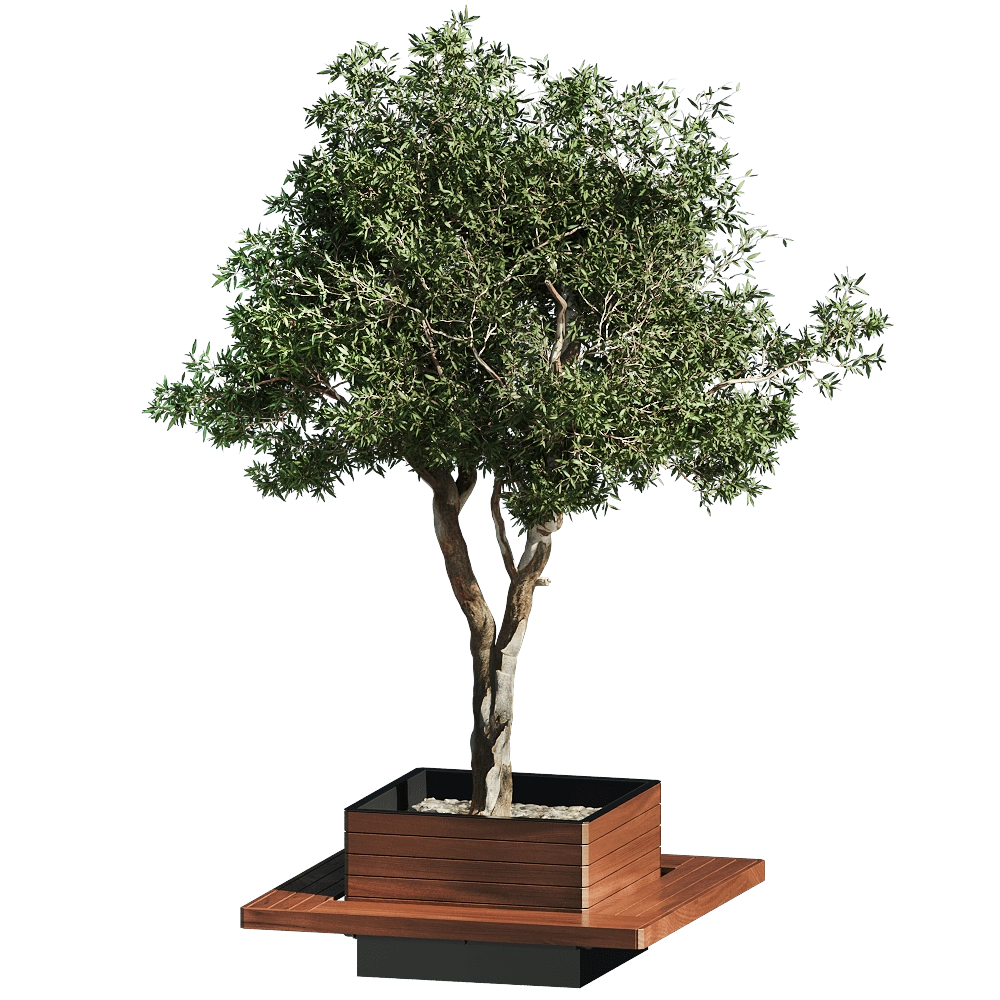 mmcité - Large outdoor planter KVĚTA 3D Model