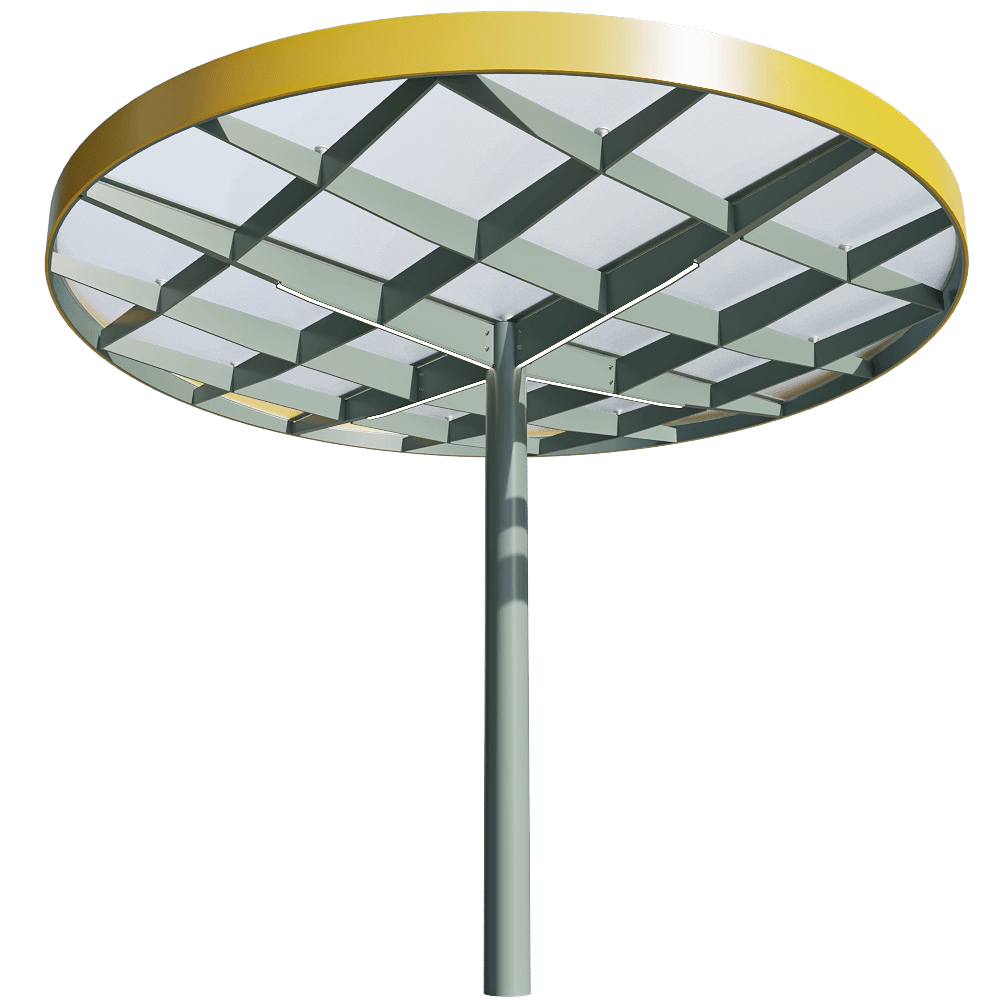 mmcité - Shelter with LED lighting Pin 3D Model