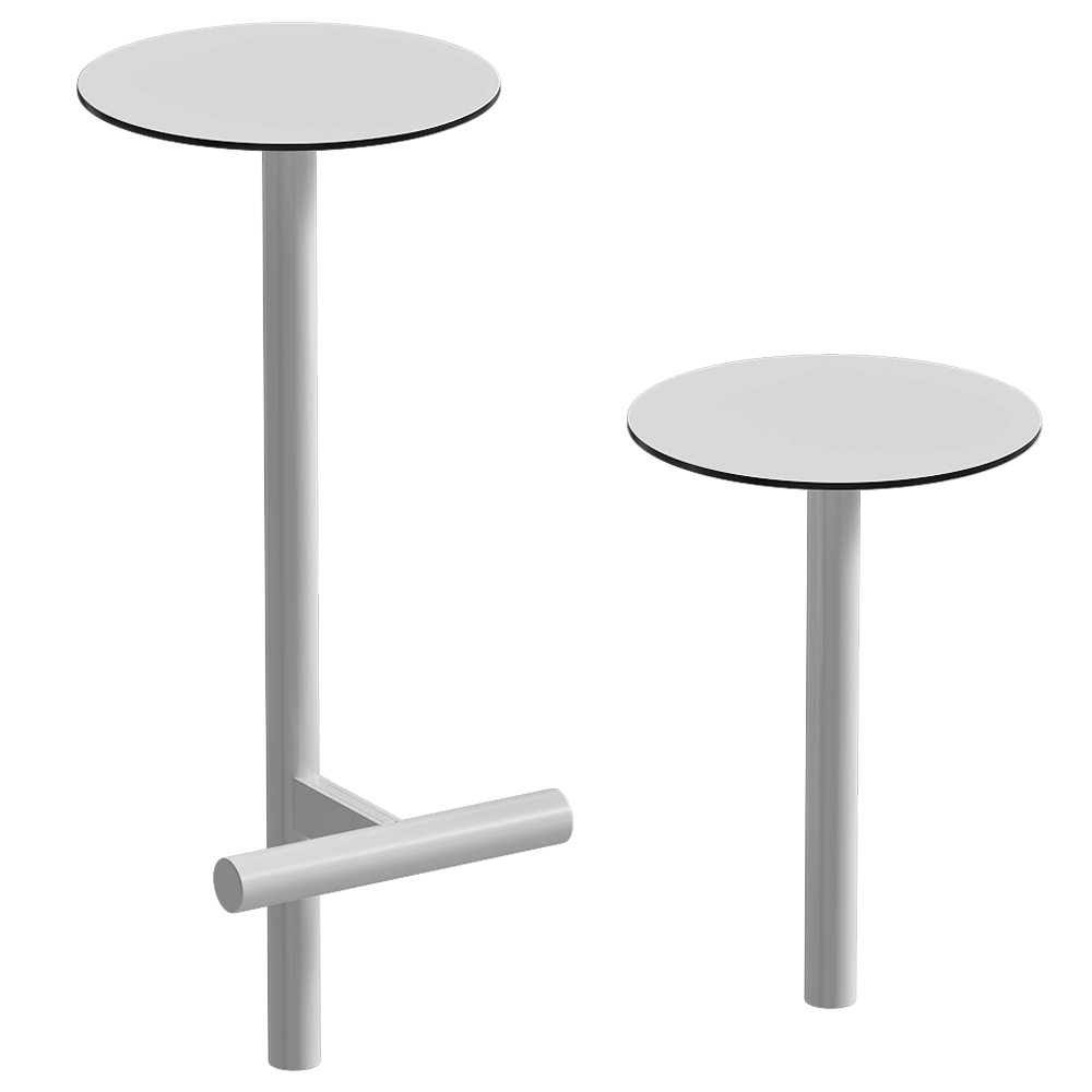 mmcité - Table Bistrot 3D Model