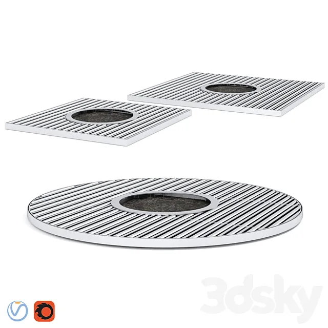 Mmcite. Tree grates 3D Model