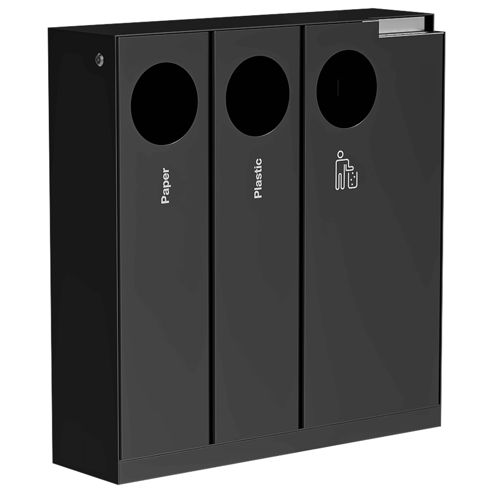 mmcité - Waste bin Crystal 3D Model