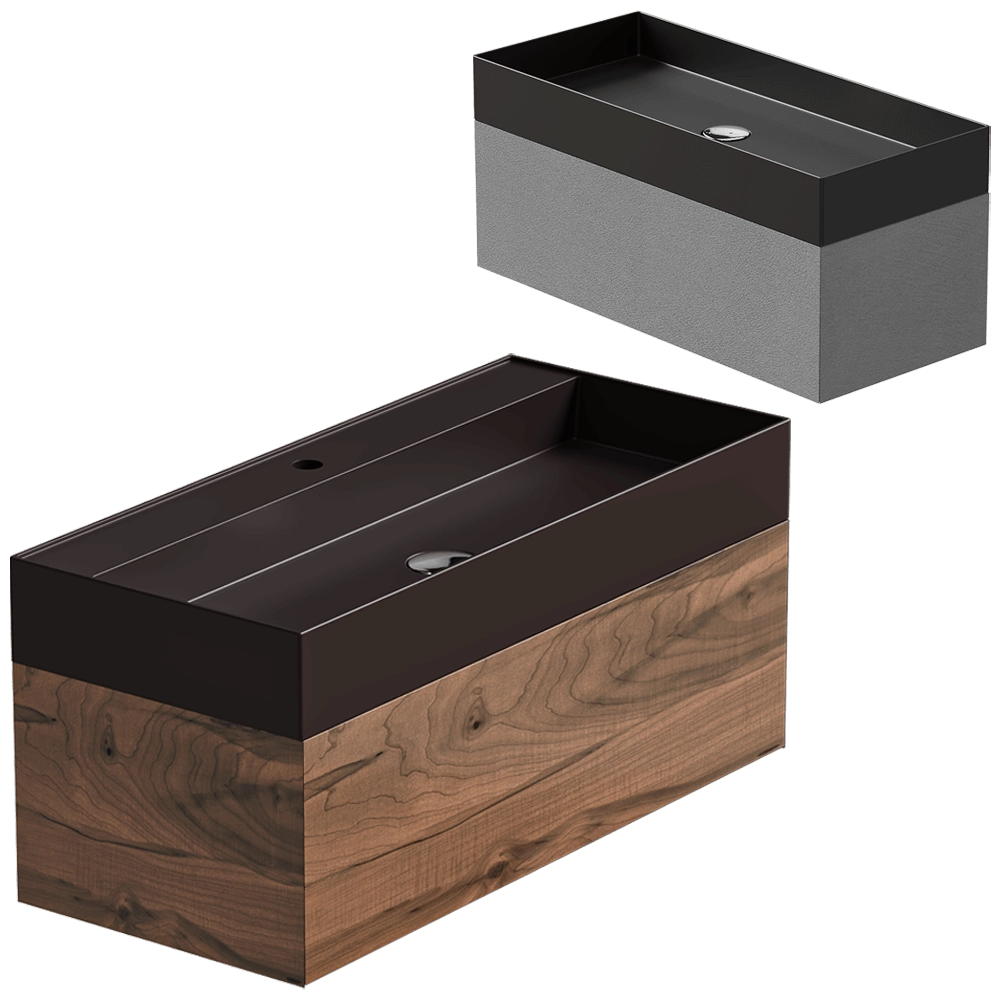 Moab80 - Cabinet with washbasin LES09 3D Model