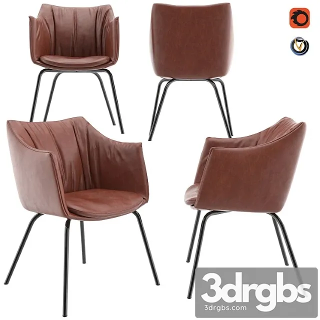 Mobeledom English Armchair 3D Model Free