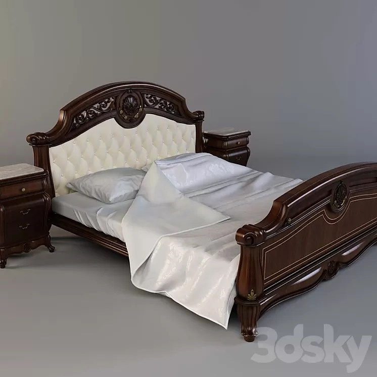 Mobil ducale noce 3D Model