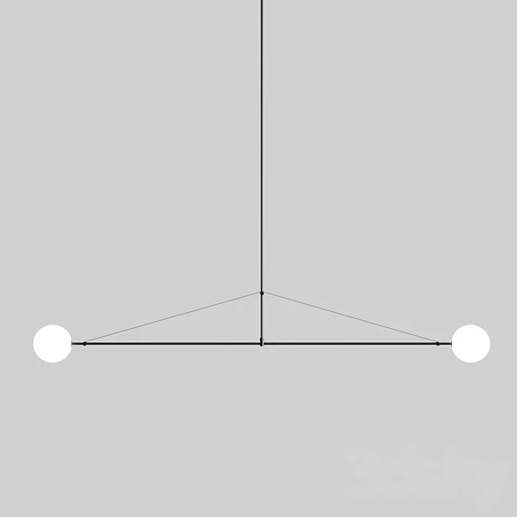 Mobile Chandelier 2 by Michael Anastassiades 3D Model Free