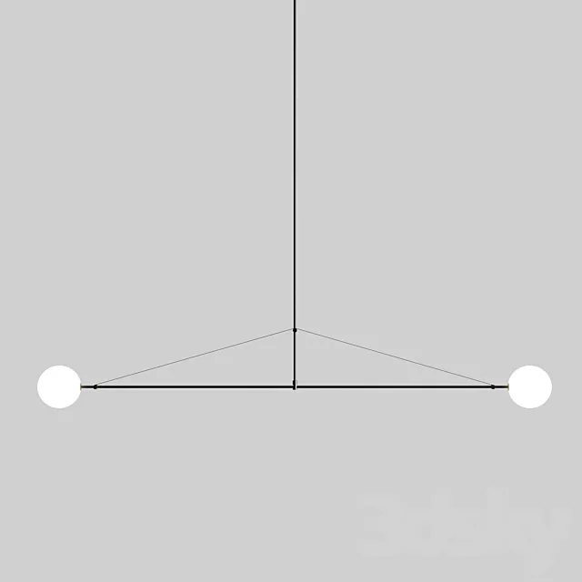 Mobile Chandelier 2 by Michael Anastassiades 3DModel
