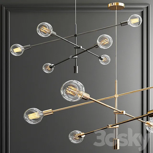 Mobile Chandelier – Medium 3D Model