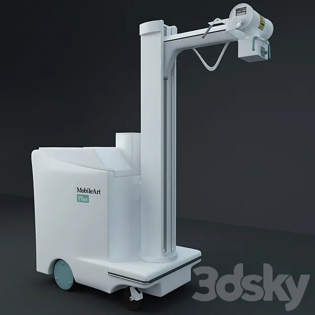 Mobile X-ray device MOBILEART MUX-100H 3D Model