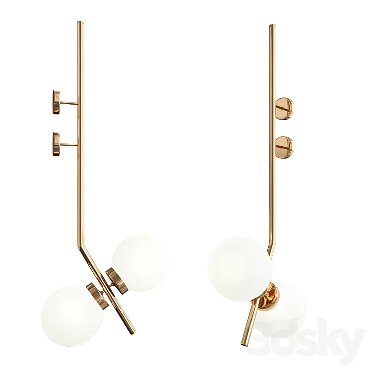 Mobilfresno wall light 3D Model Free