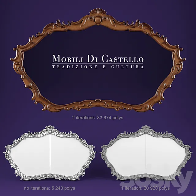 Mobili di Castello _ Gorgona 3D Model