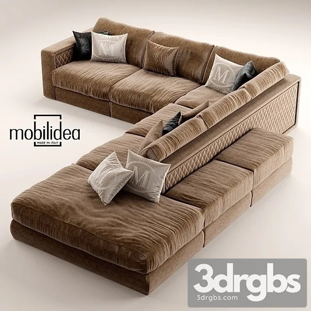 Mobilidea Thomas Design Samuele Mazza Sofa 3D Model Free