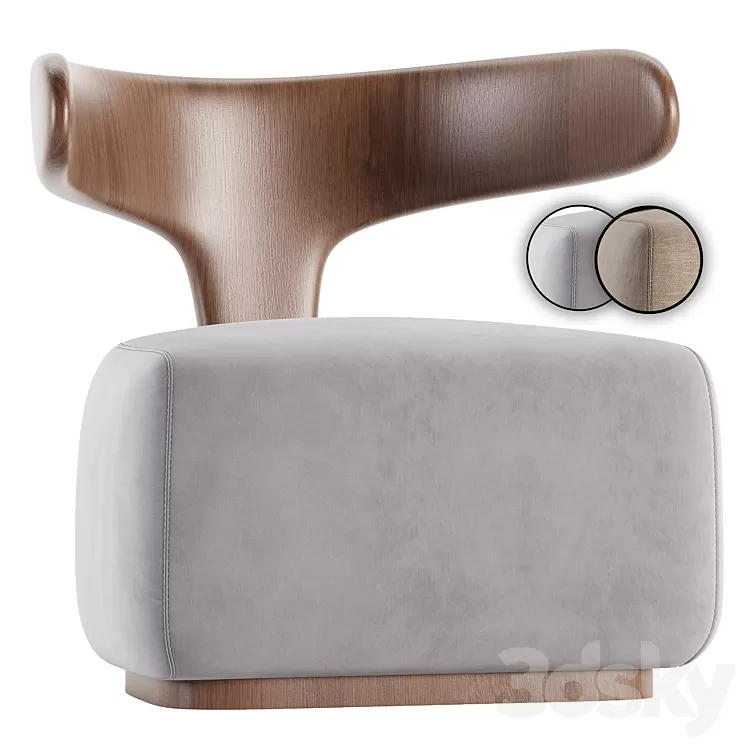 Moby Dick Armchair Morelato 3D Model Free