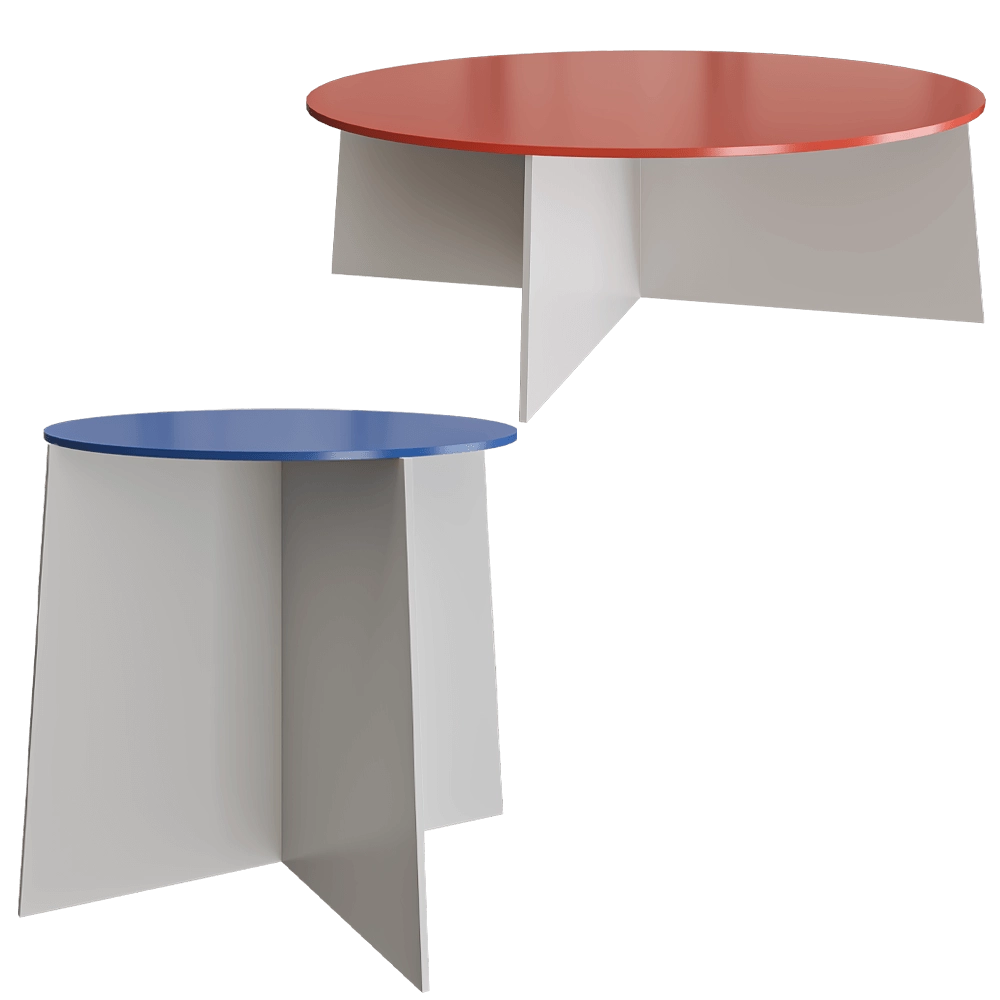 Moca - Coffee table Cross 3D Model