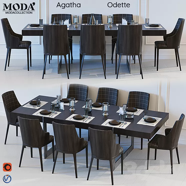 Moda Agatha Odette 3D Model