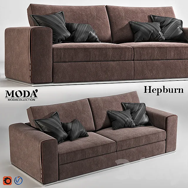MODA Hepburn sofa 3DModel