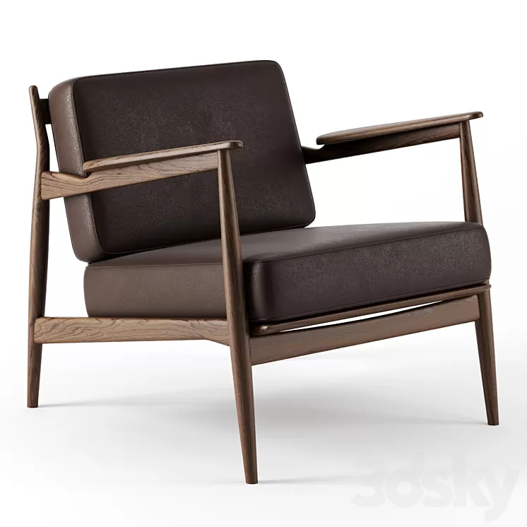 Model 107 chair by Magnus Olesen 3D Model