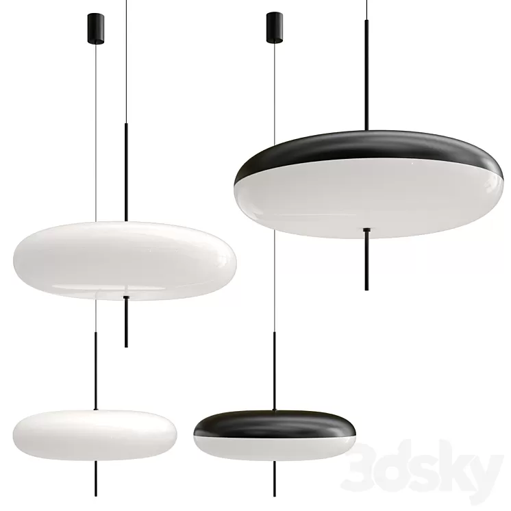 Model 2065 Lamp by SARFATTI 3D Model Free