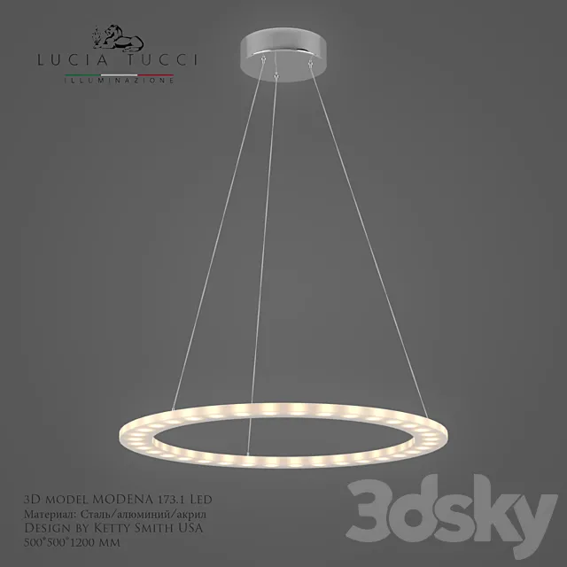MODENA 173.1 Led Chandelier 3D Model