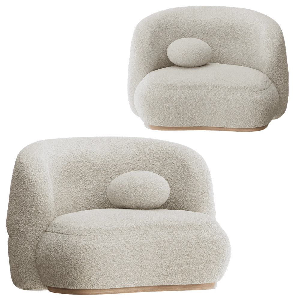 Modenature - Armchair Amado 3D Model