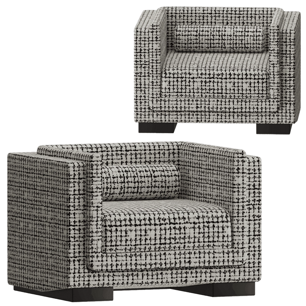 Modenature - Armchair Anthea lounge 3D Model