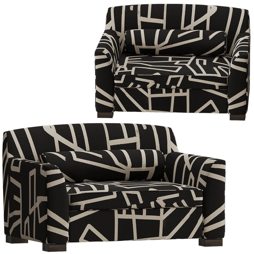 Modenature - Armchair Eridan 3D Model