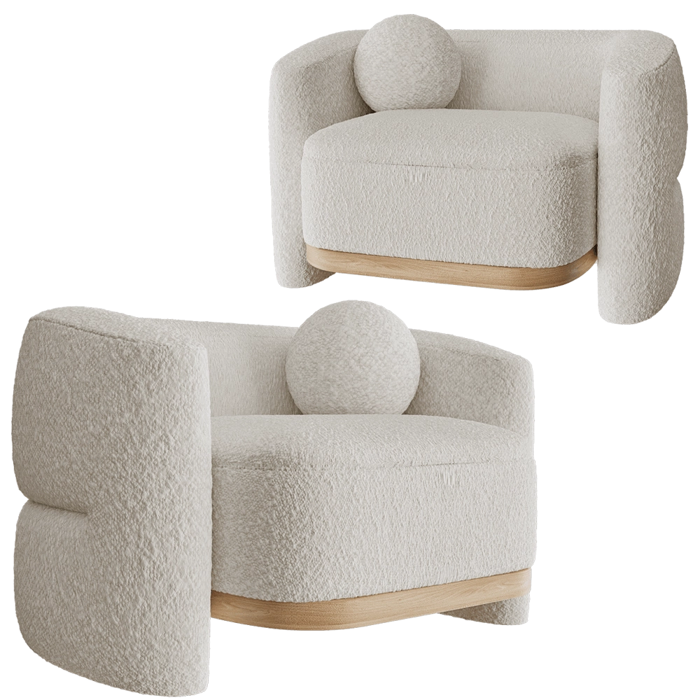 Modenature - Armchair ESME 3D Model