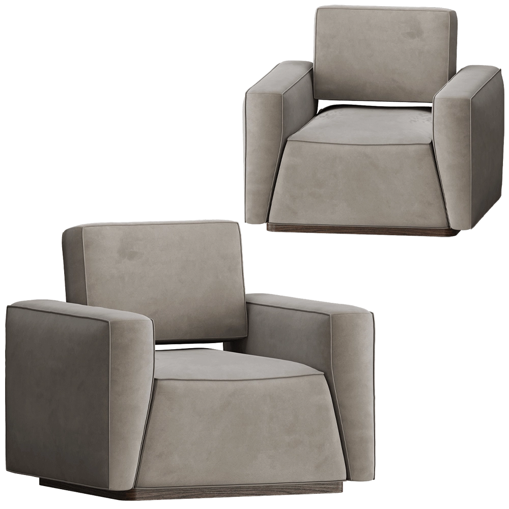 Modenature - Armchair Geep 3D Model