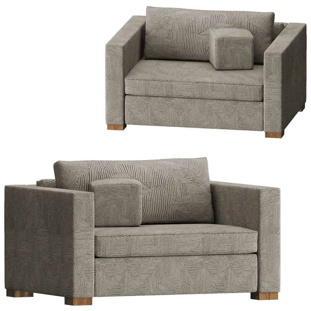 Modenature - Armchair Hector 3D Model