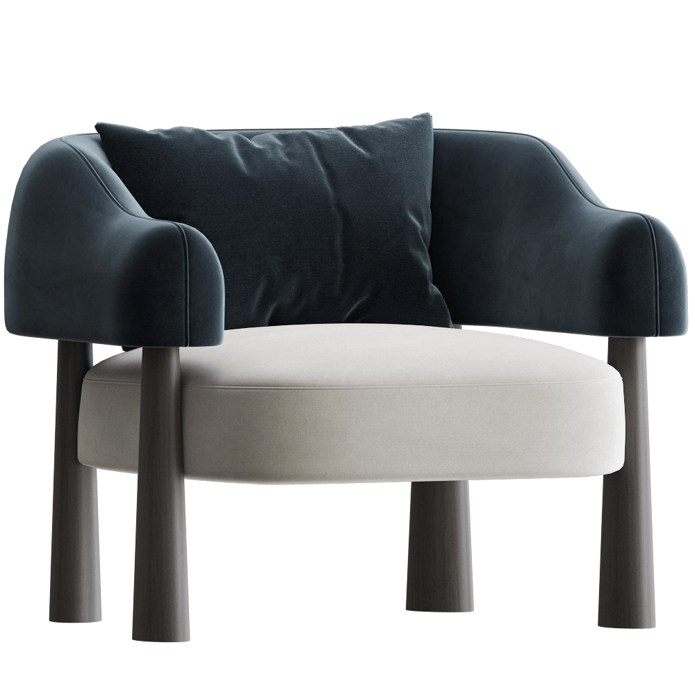 Modenature - Armchair KENDAL #4 3D Model