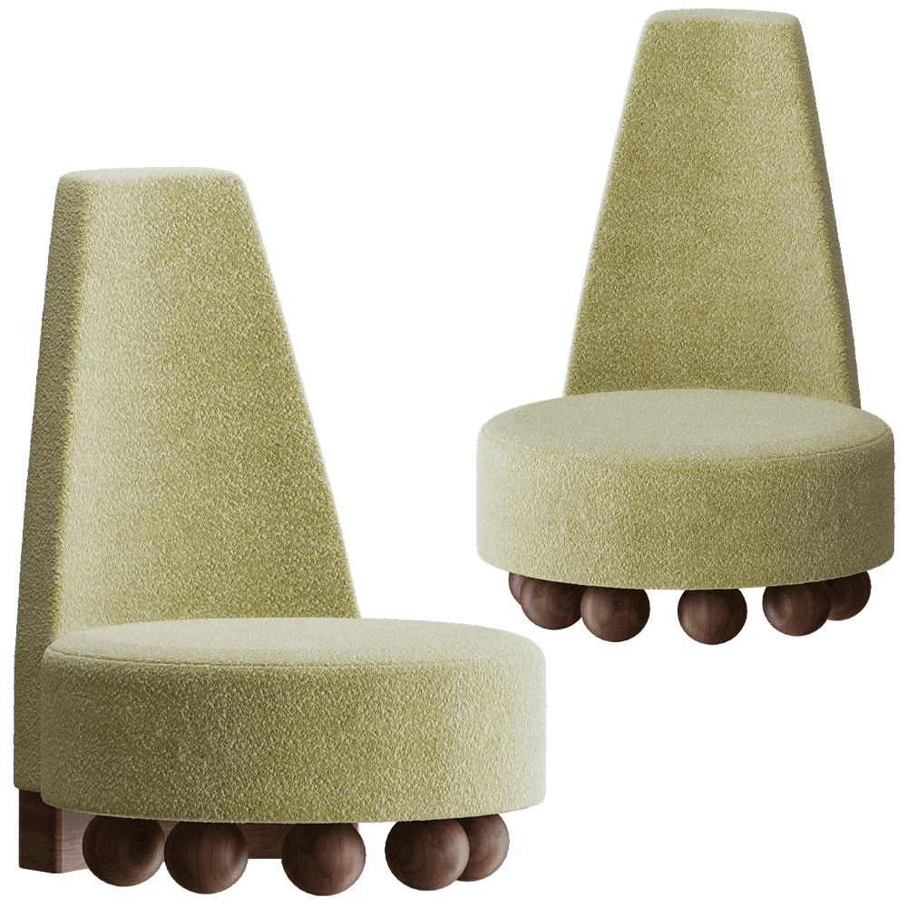 Modenature - Armchair MORIA 3D Model