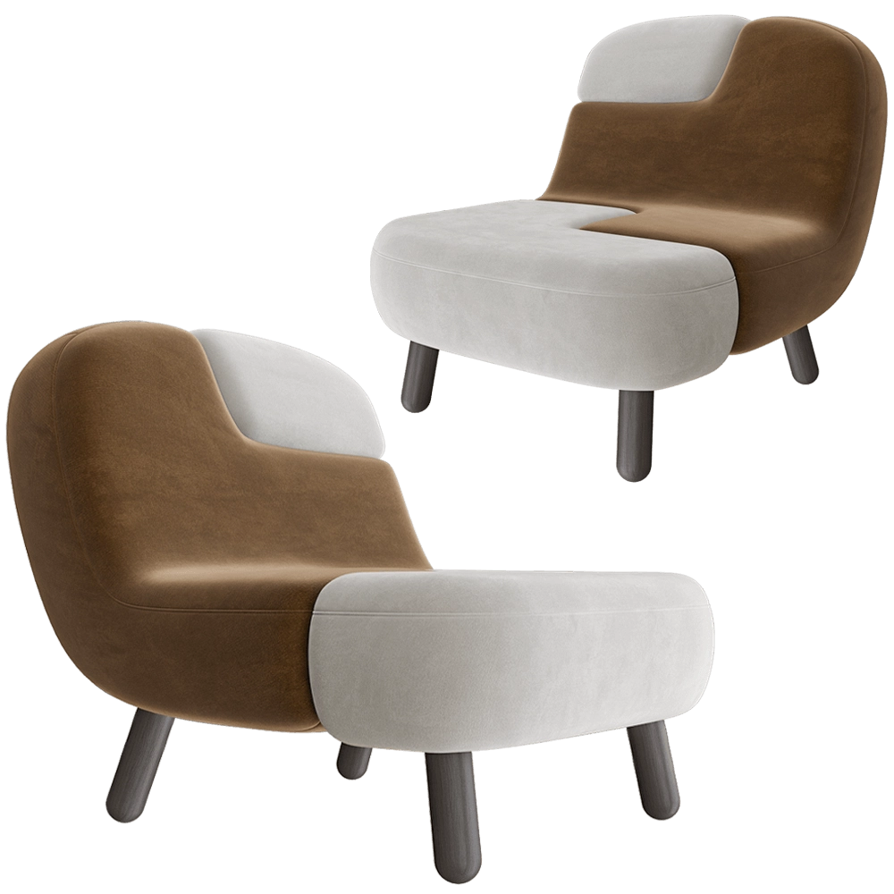 Modenature - Armchair TOBEY 3D Model