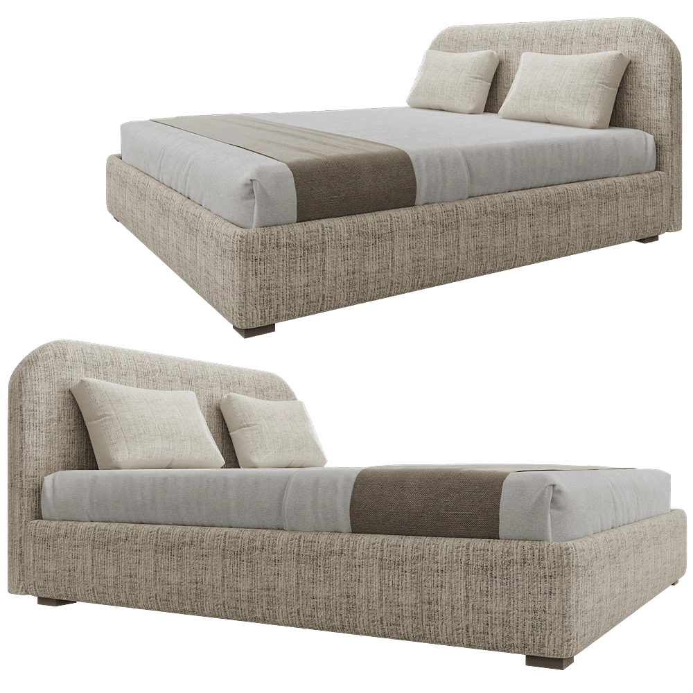 Modenature - Bed SWAN 3D Model