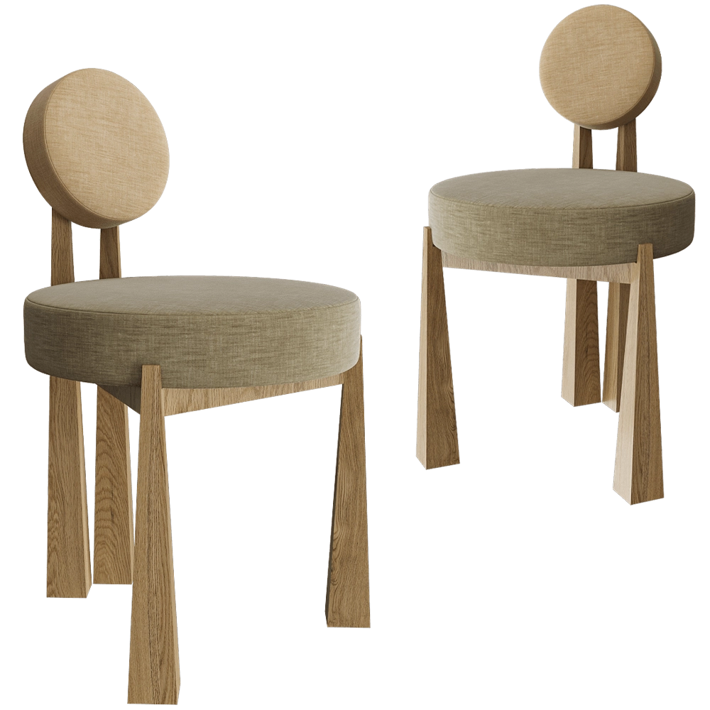 Modenature - Chair MASAI 3D Model
