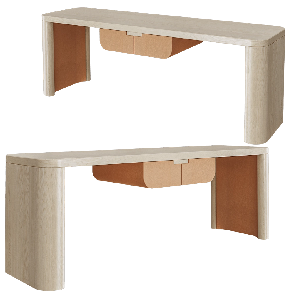 Modenature - Desk table LUNO 3D Model