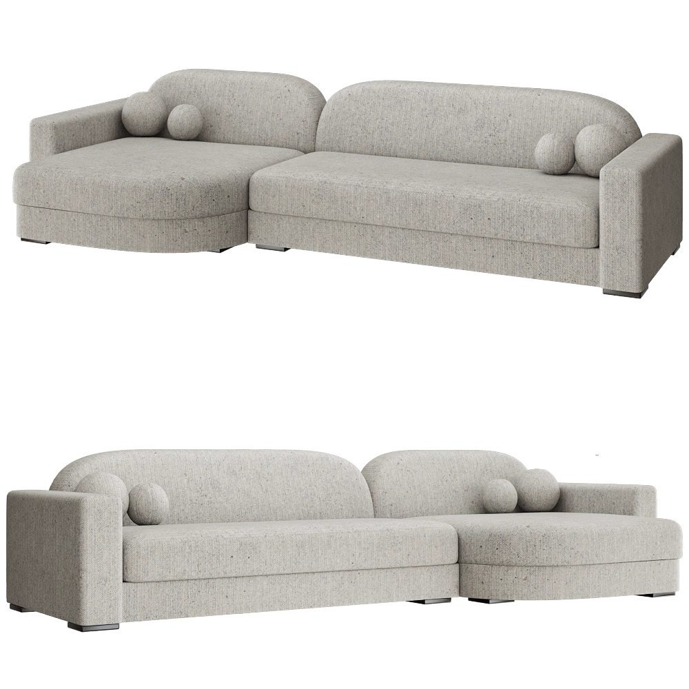 Modenature - Sofa JACASTA 3D Model