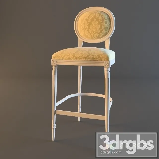Modenese Gastone Barstool 3D Model Free