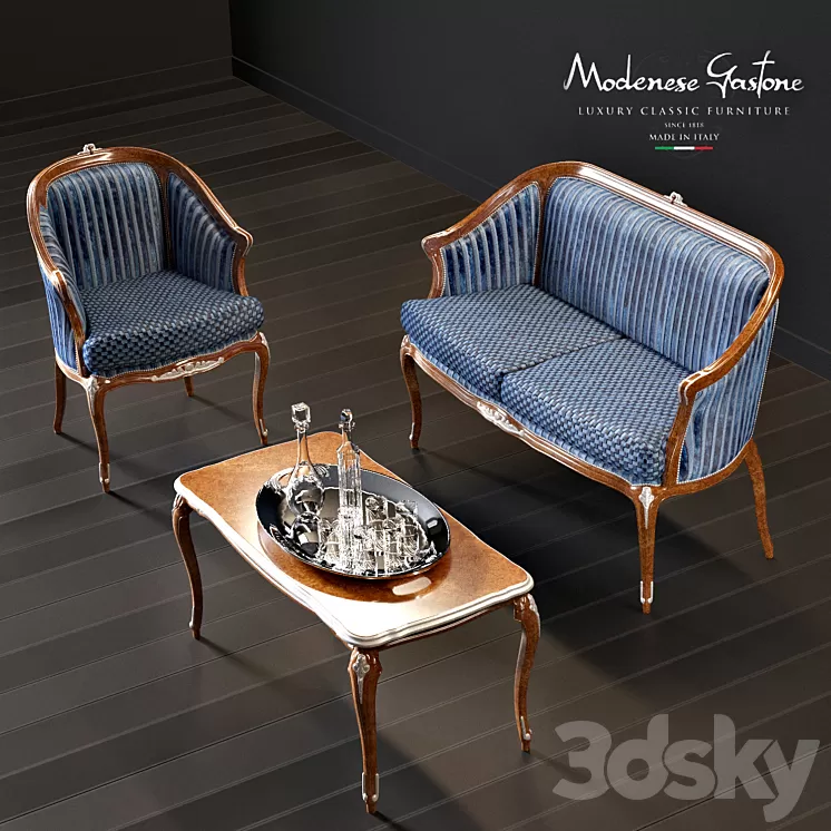 Modenese Gastone Casanova collection 3D Model