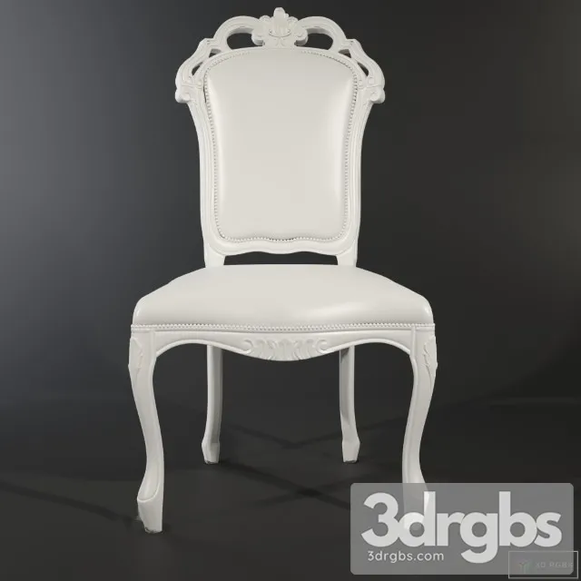Modenese Gastone White Chair 3D Model Free