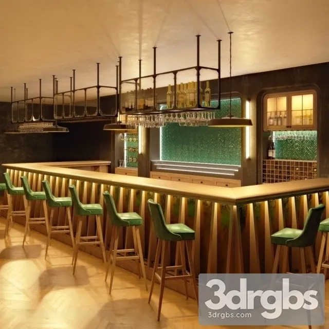 Moderm Bar 3D Model Download