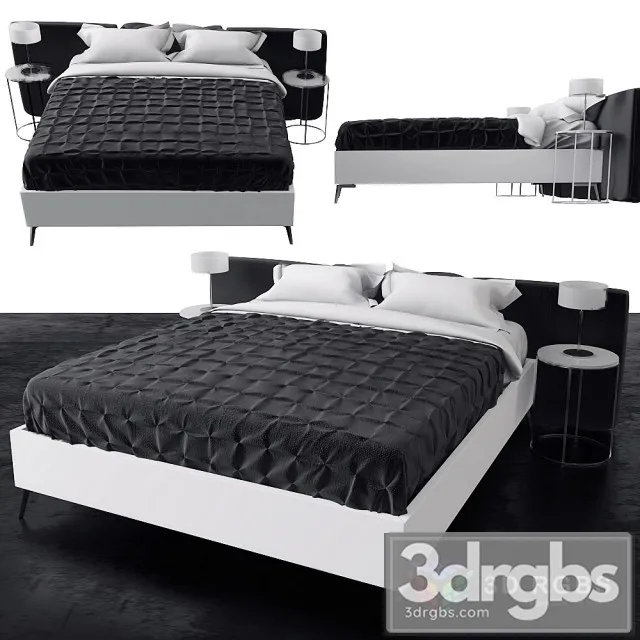 Moderm Bed 3D Model Free