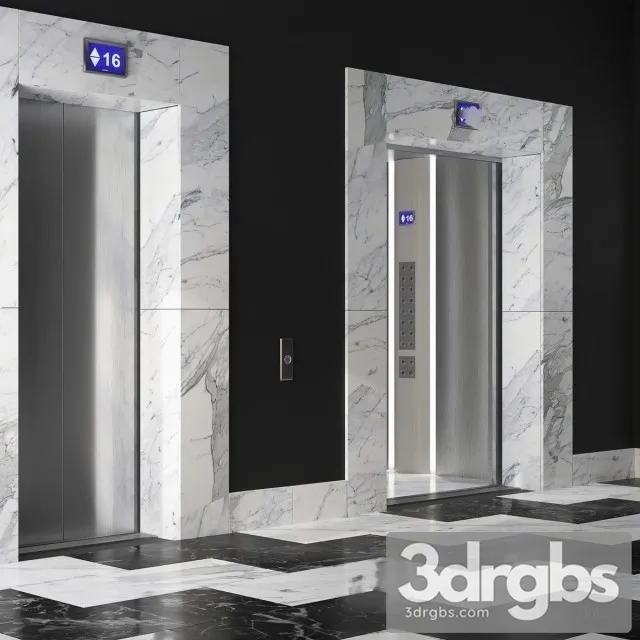 Moderm Elevator 3D Model Free