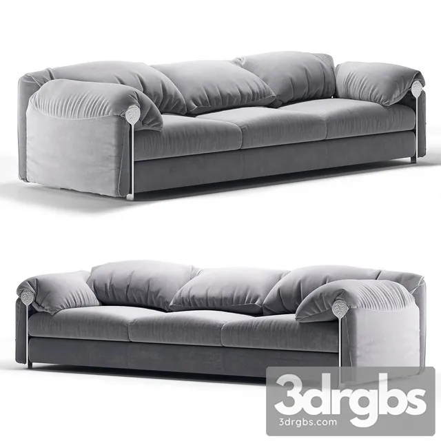 Moderm Sofa Visionnaire Darius 3D Model Free