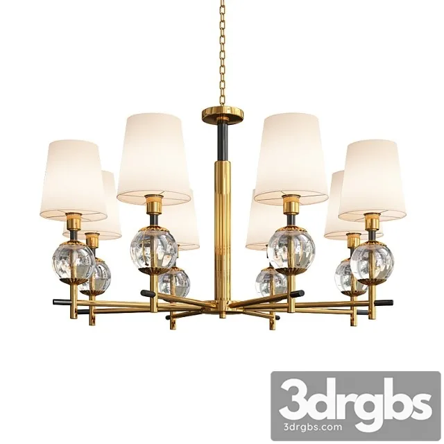 Modern american crystal droplight 3D Model Free